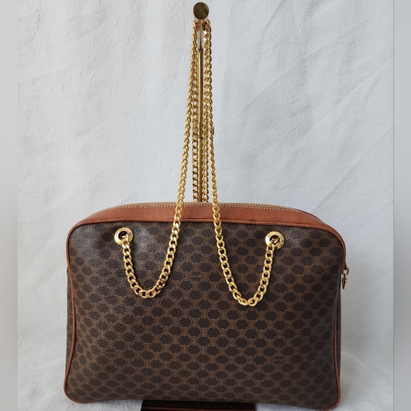 AuthH Celine Vintage 2Way Leather Handbag - Picture 3 of 12